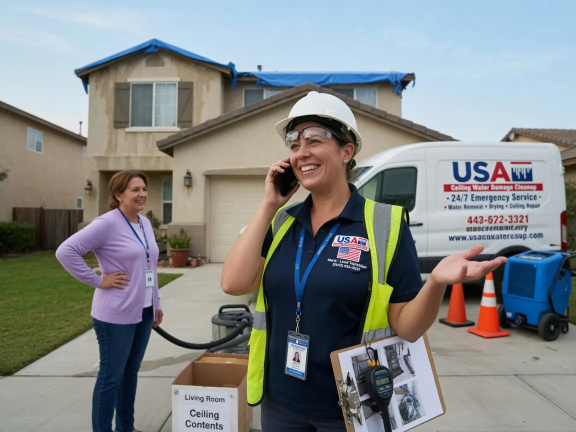 Ceiling Water Damage Restoration Rufe, OK FAQs